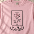 Sip & Prune Rose Society Tee