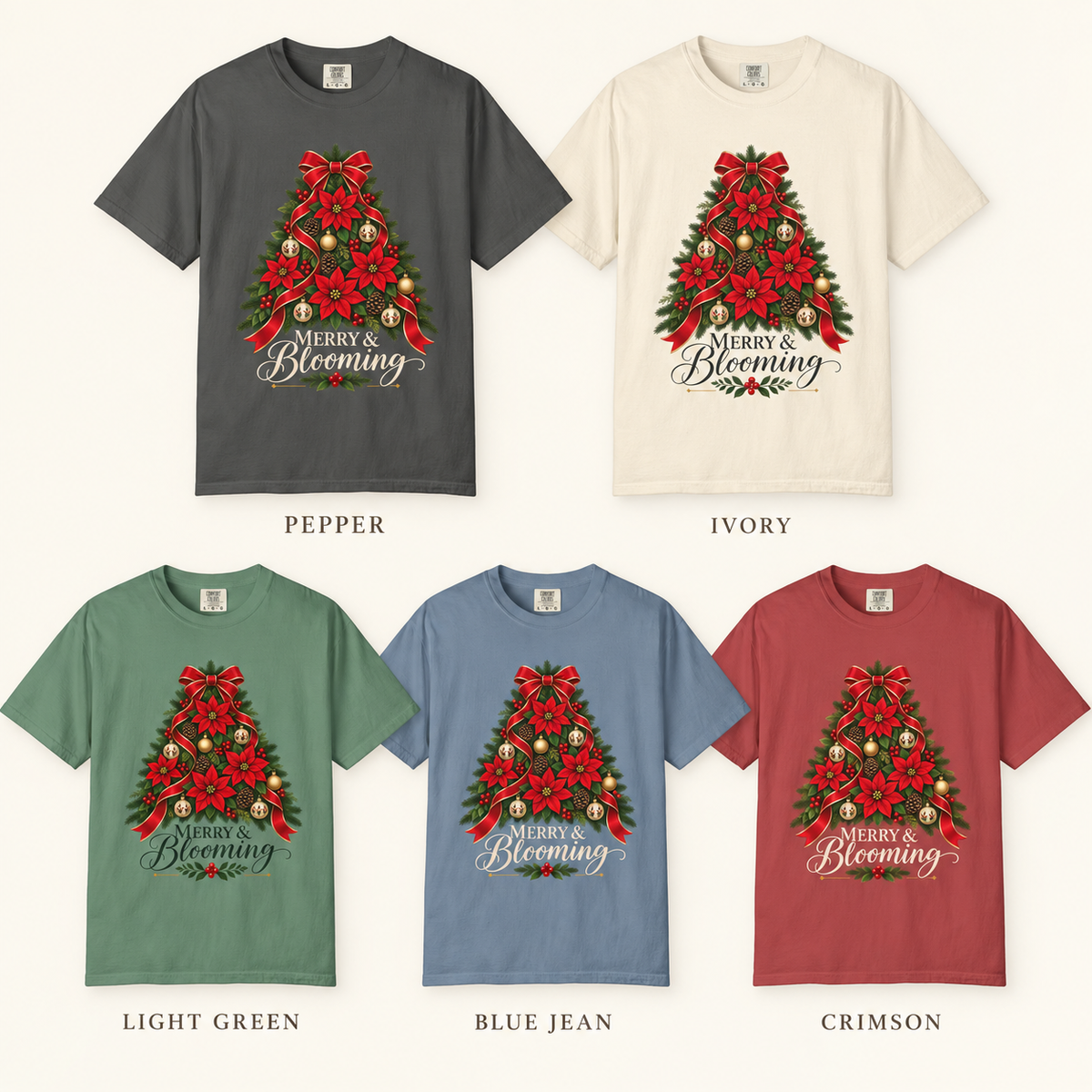 Merry & Blooming Tee