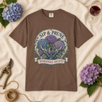 Sip & Prune Hydrangea Society Tee