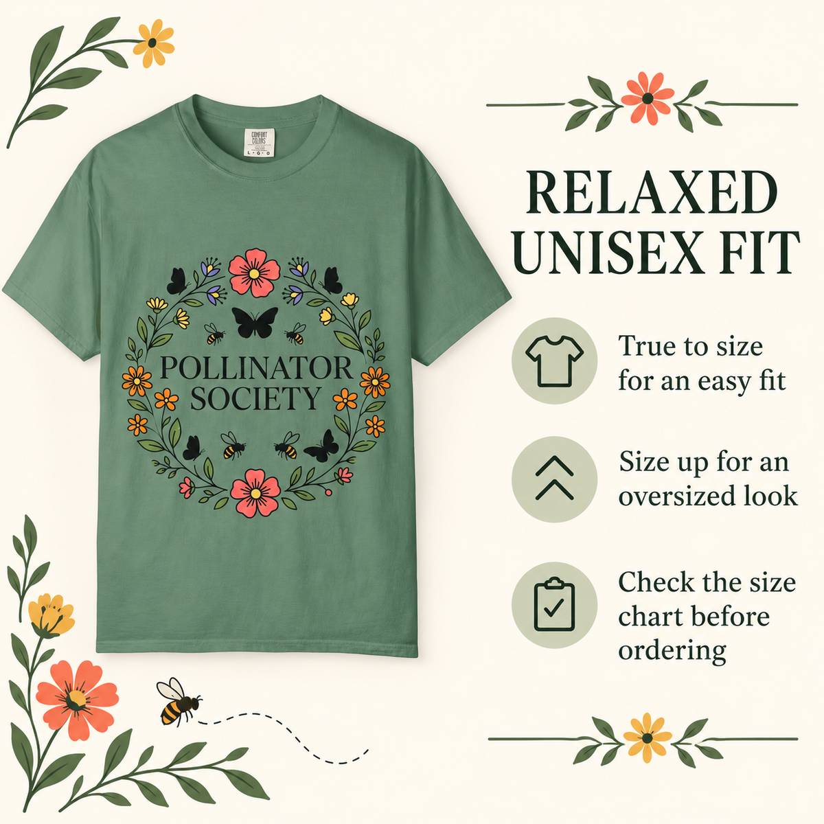 Pollinator Society Tee