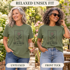 Sip & Prune Rose Society Tee