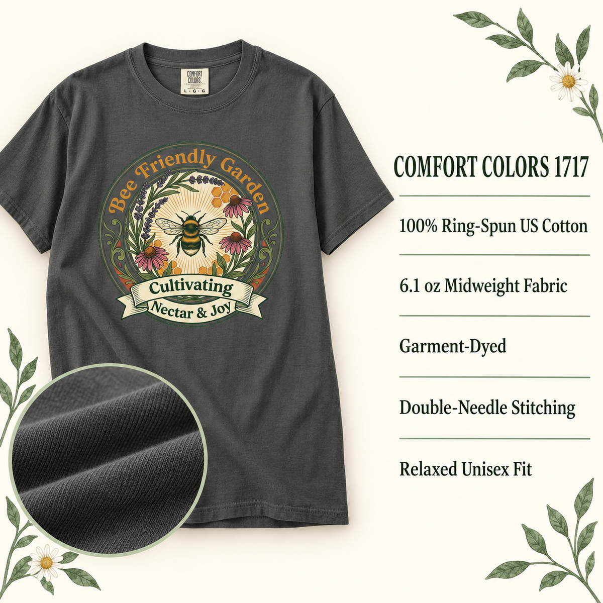 Bee Friendly Garden Tee