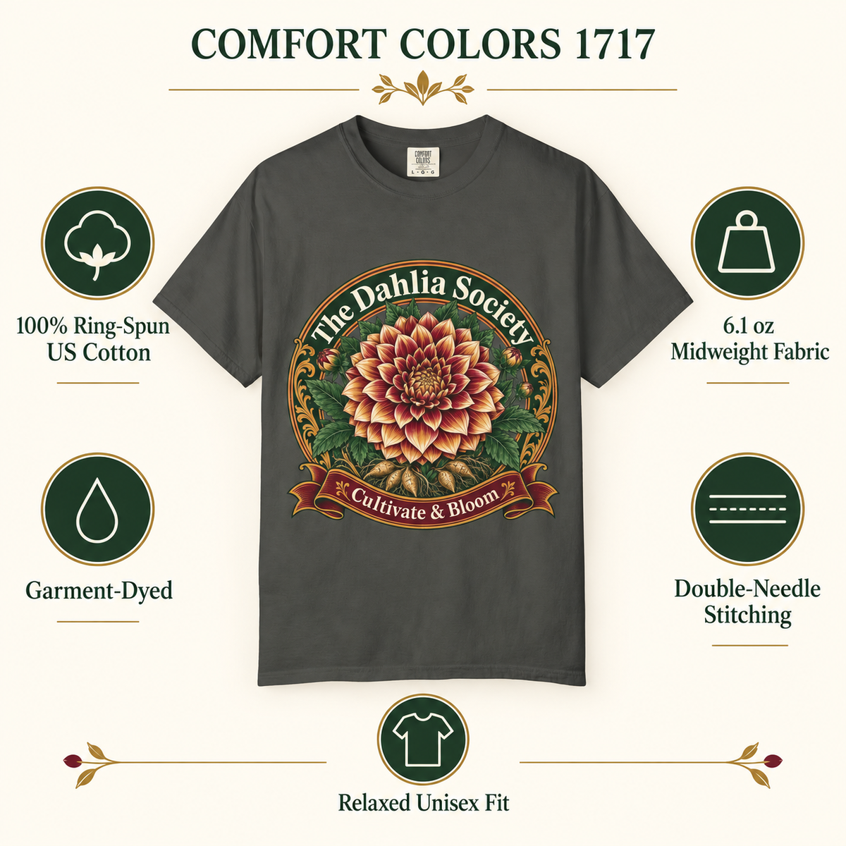 The Dahlia Society Tee