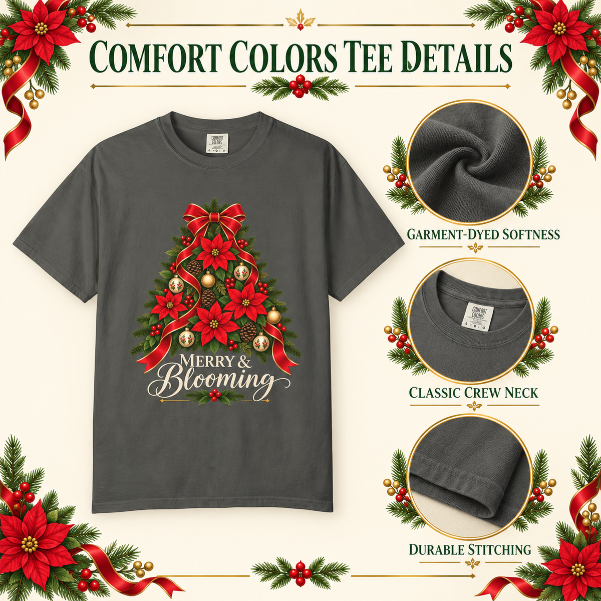 Merry & Blooming Tee