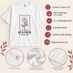 Sip & Prune Rose Society Tee