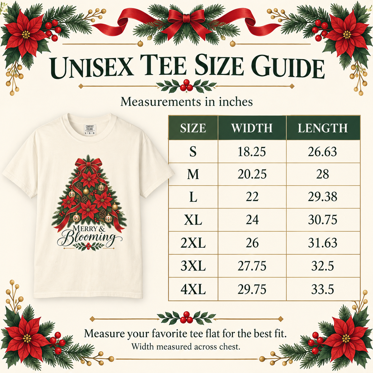 Merry & Blooming Tee