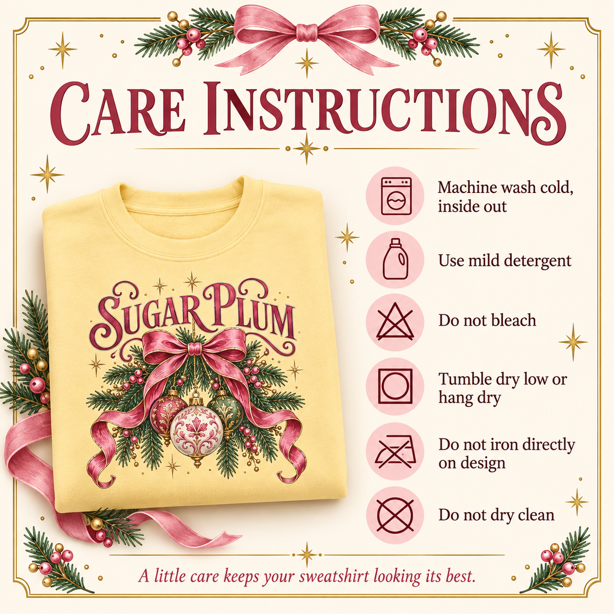 Sugar Plum Christmas Sweatshirt