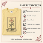 Sip & Prune Rose Society Tee