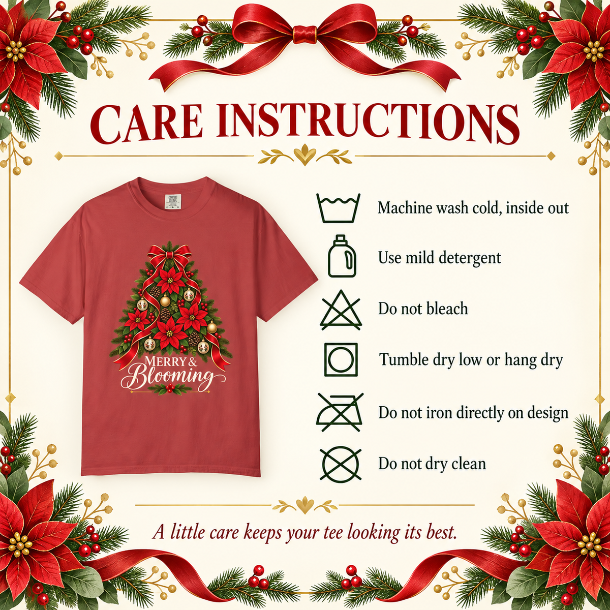 Merry & Blooming Tee
