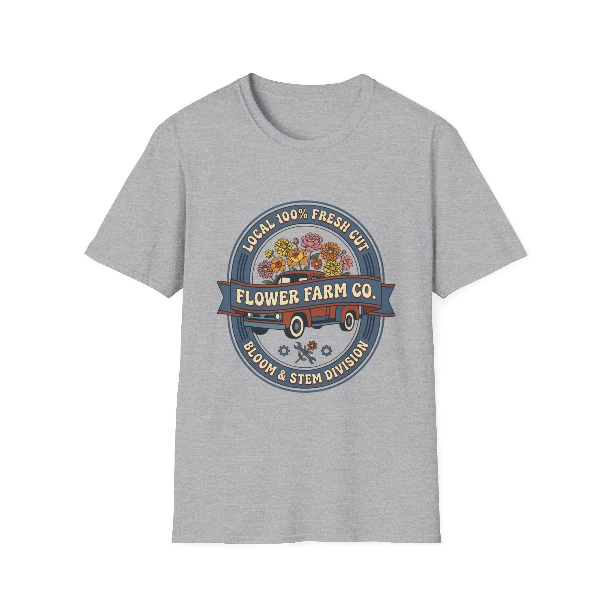 Flower Farm Truck T-Shirt