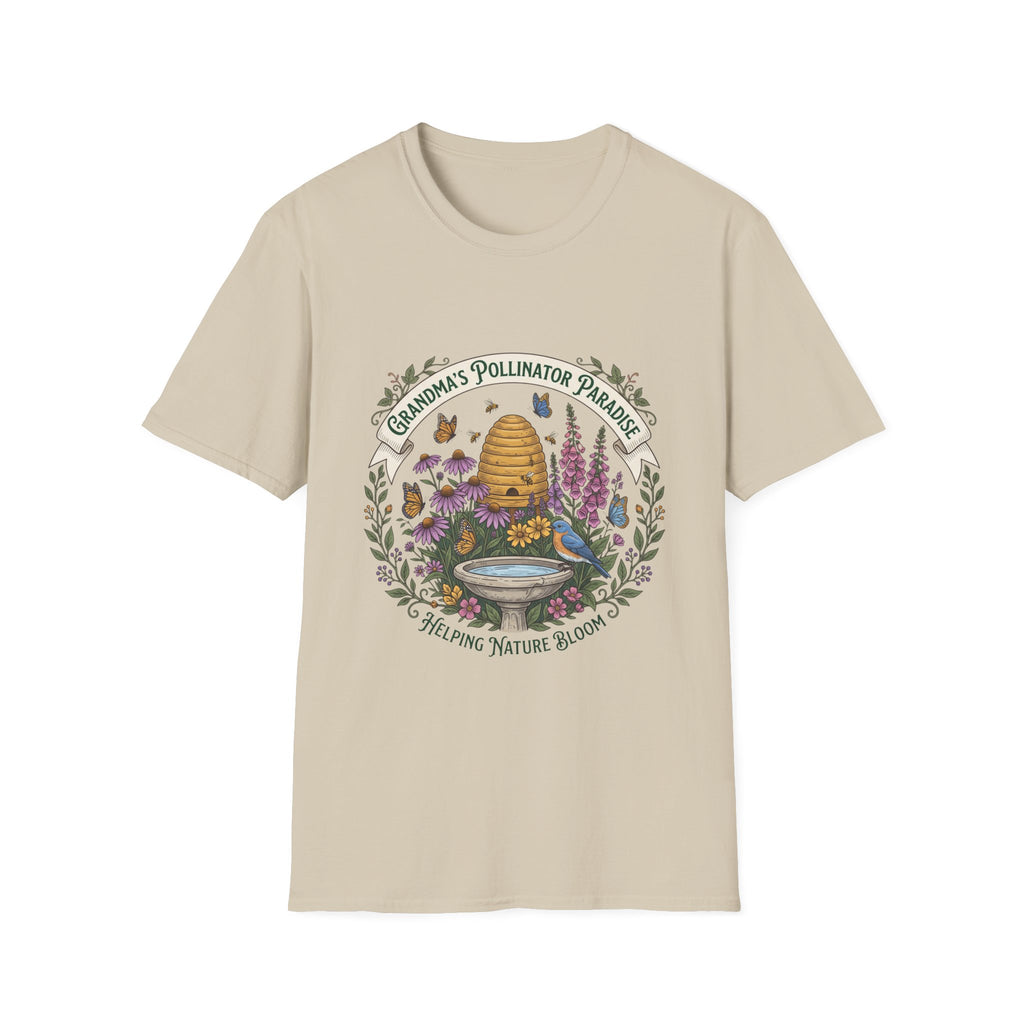 Grandma Pollinator Paradise T-Shirt