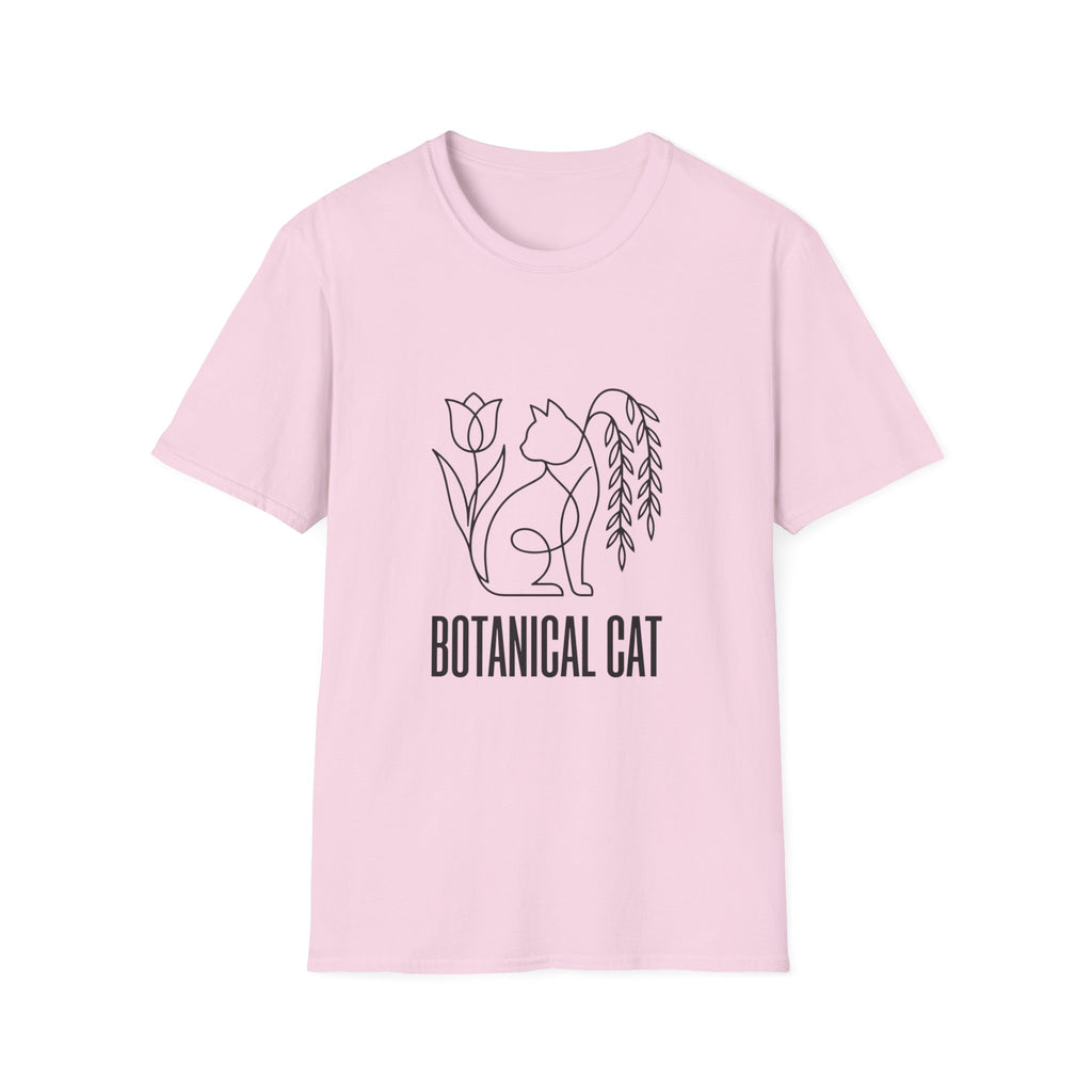 Botanical Cat Sketch T-Shirt