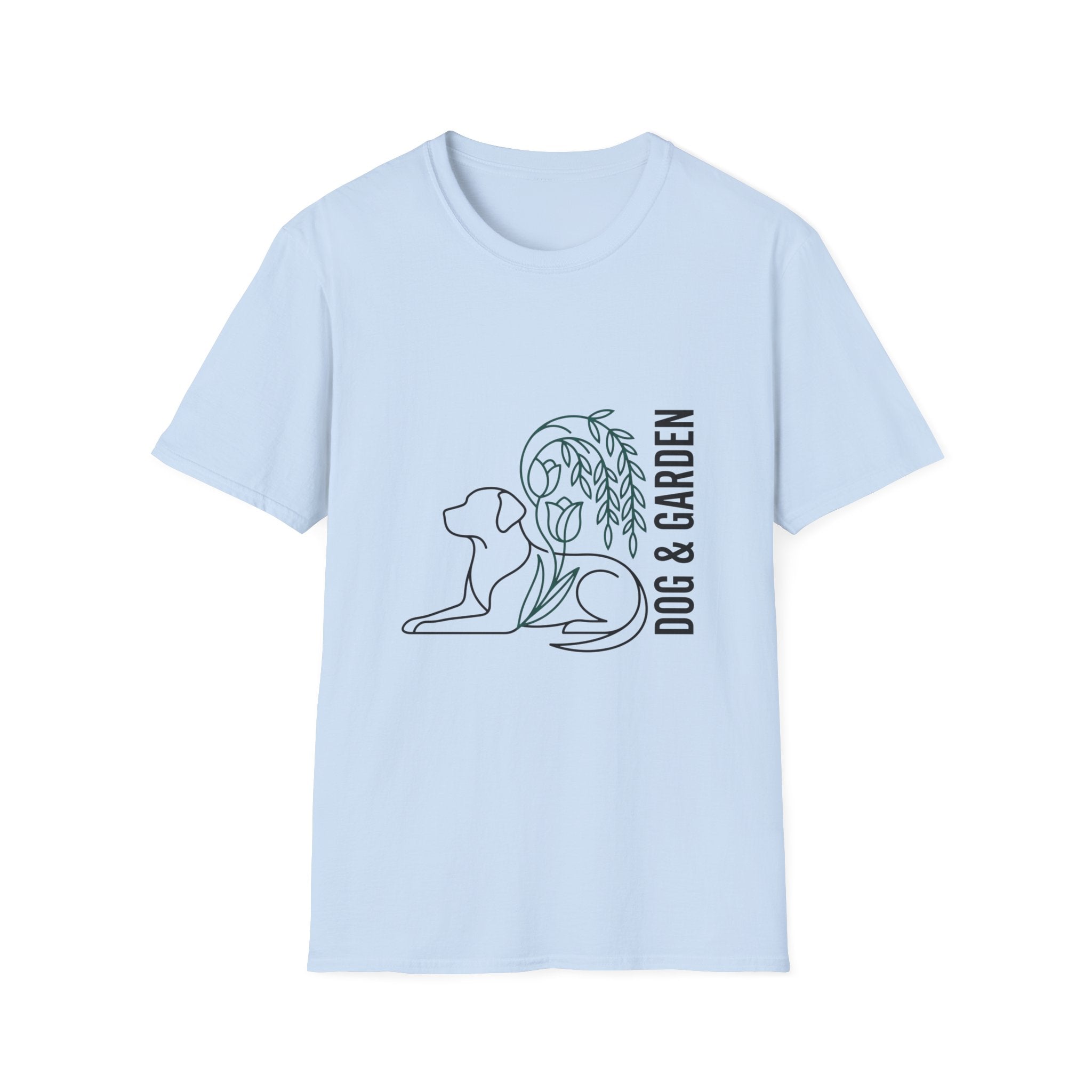 Garden Dog Sketch T-Shirt