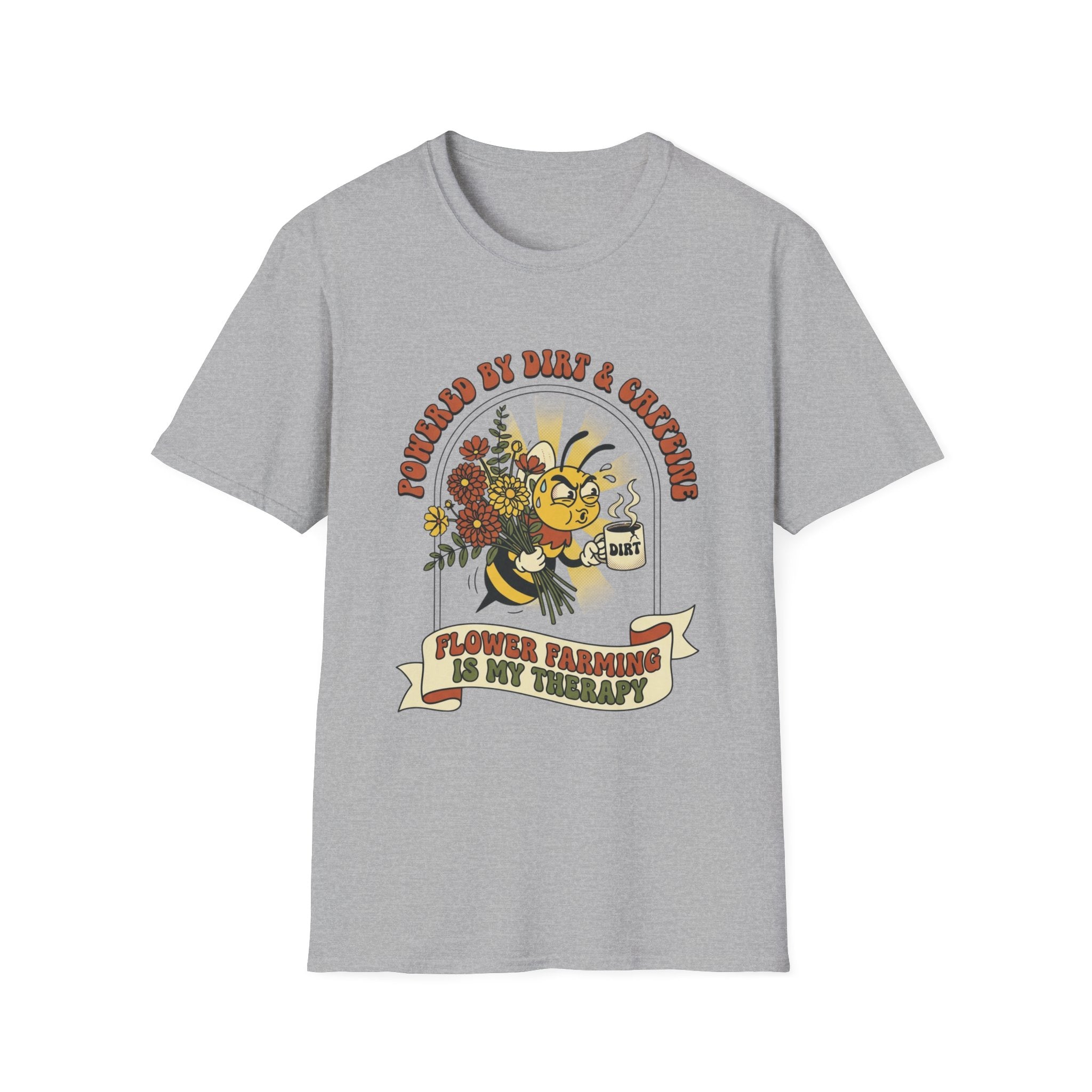 Flower Farm Bee Coffee T-Shirt