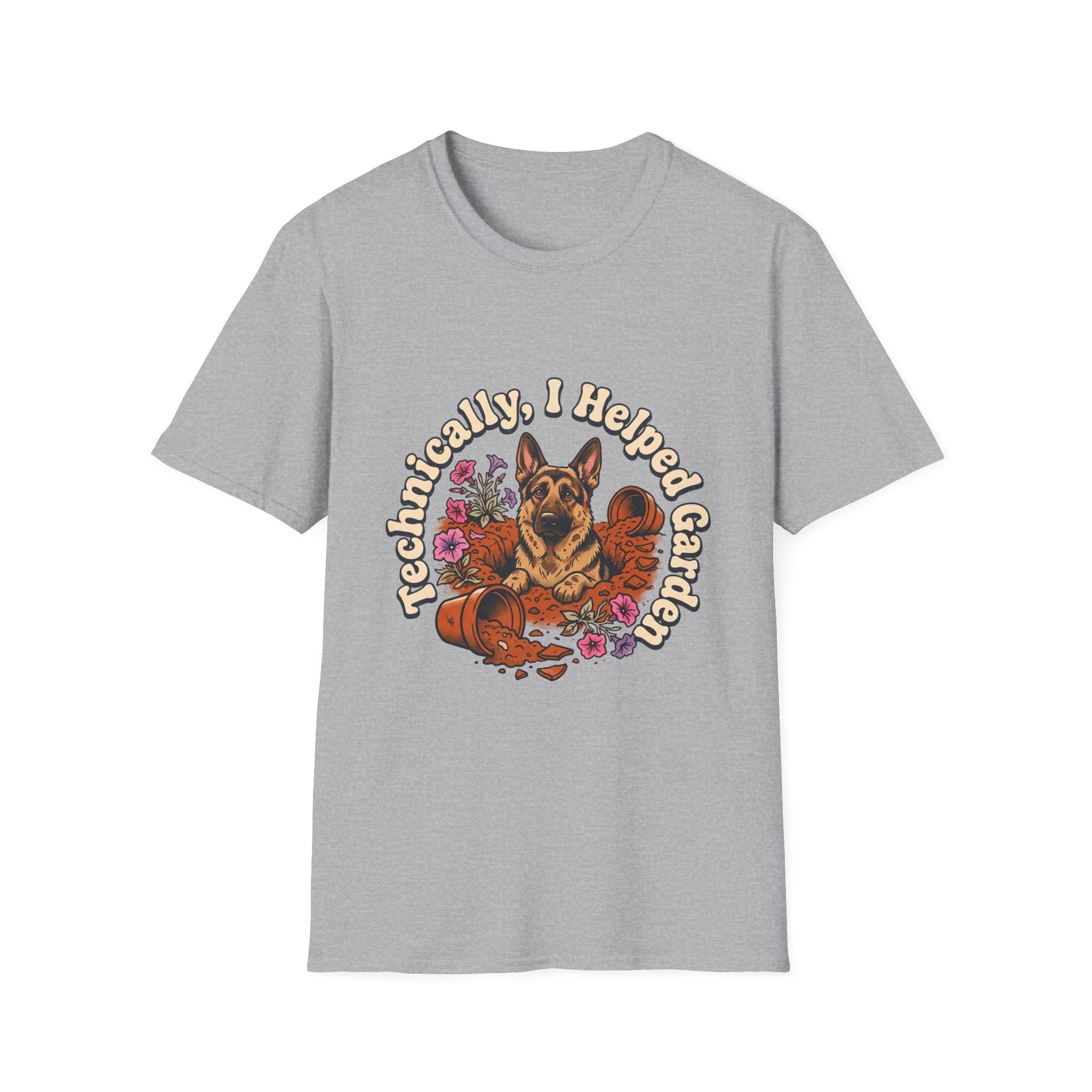 Helped-German Shepherd T-Shirt