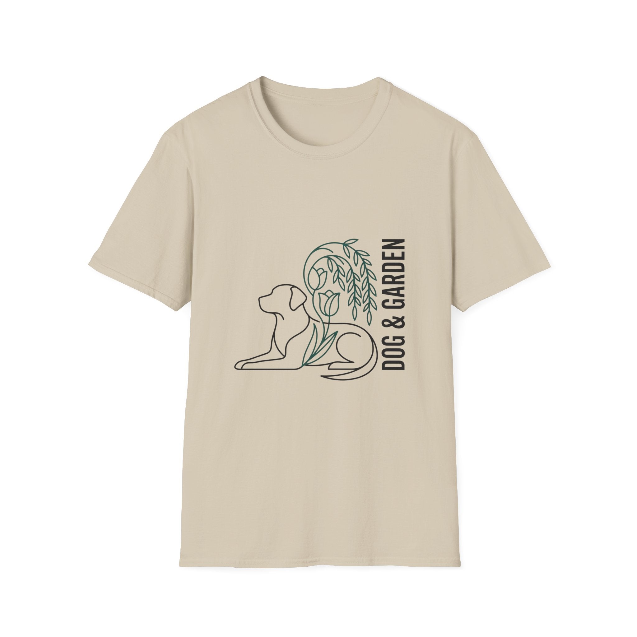 Garden Dog Sketch T-Shirt