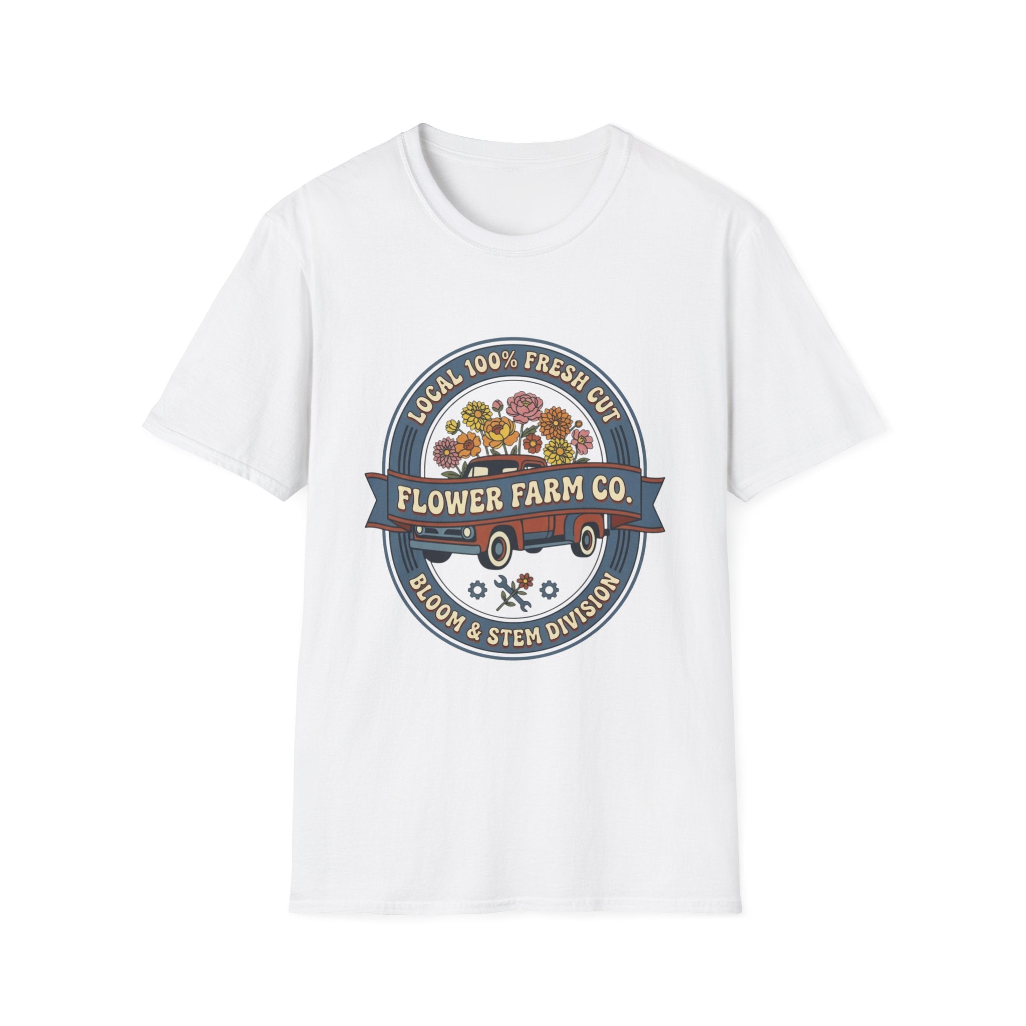 Flower Farm Truck T-Shirt