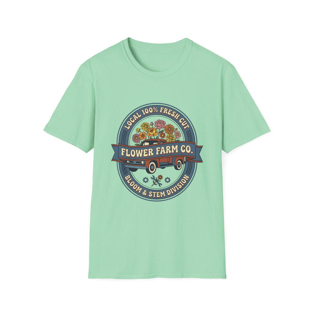 Flower Farm Truck T-Shirt