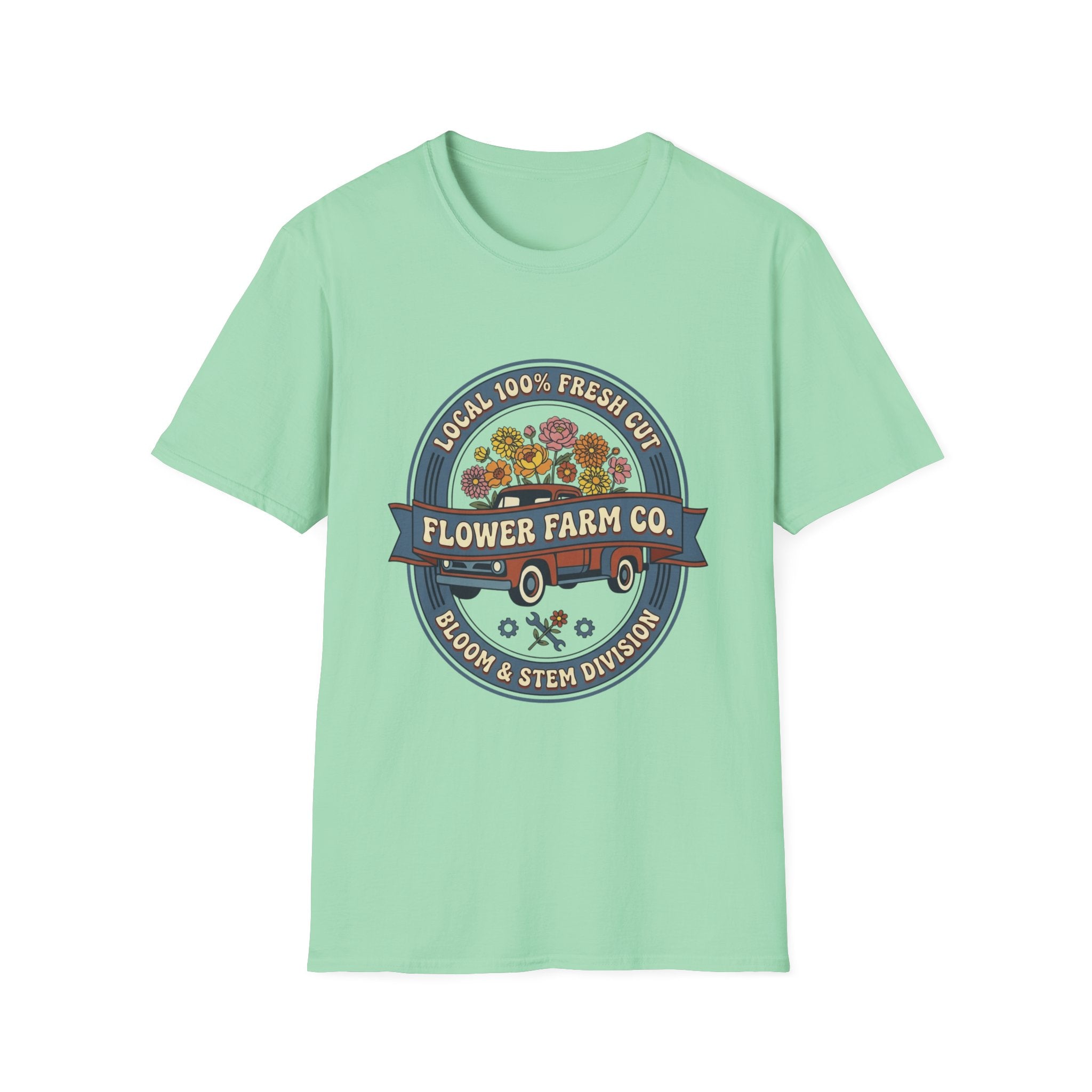Flower Farm Truck T-Shirt