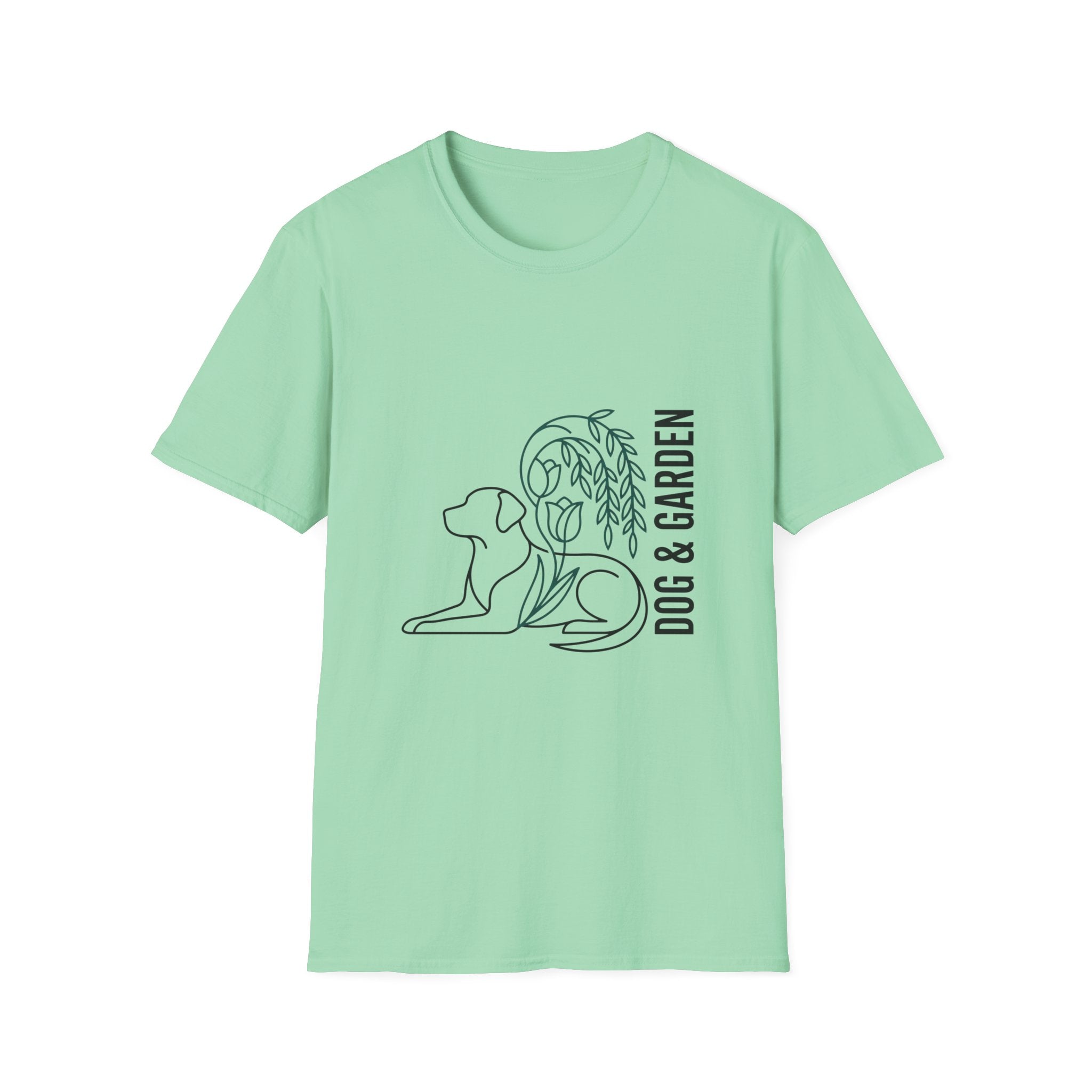 Garden Dog Sketch T-Shirt