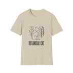 Botanical Cat Sketch T-Shirt