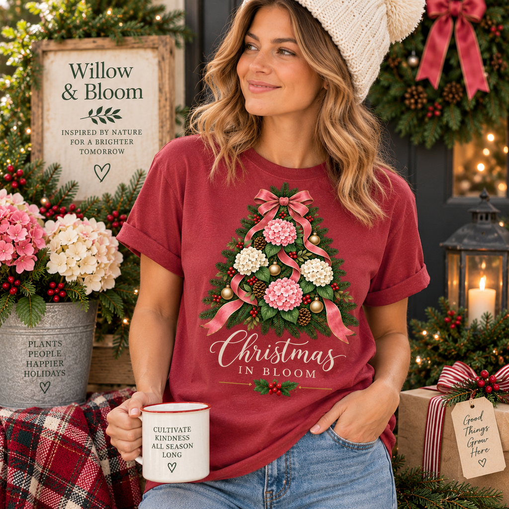 Christmas in Bloom Tee