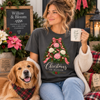 Christmas in Bloom Tee