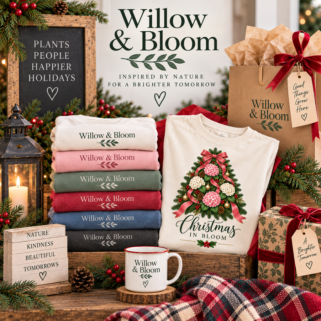 Christmas in Bloom Tee