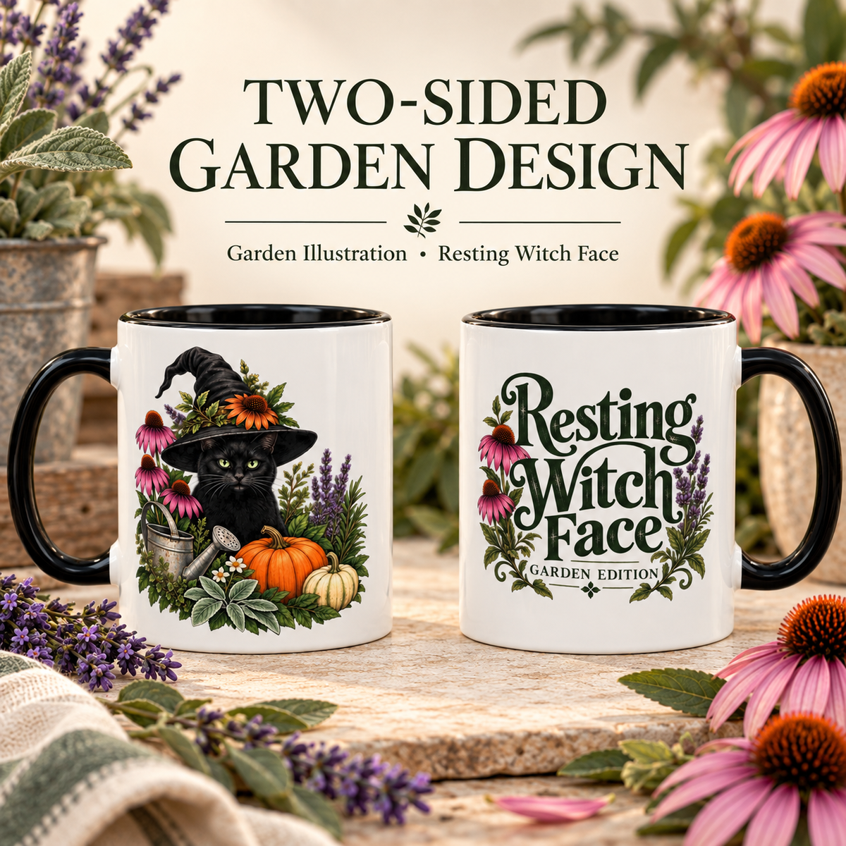 Resting Witch Face Mug