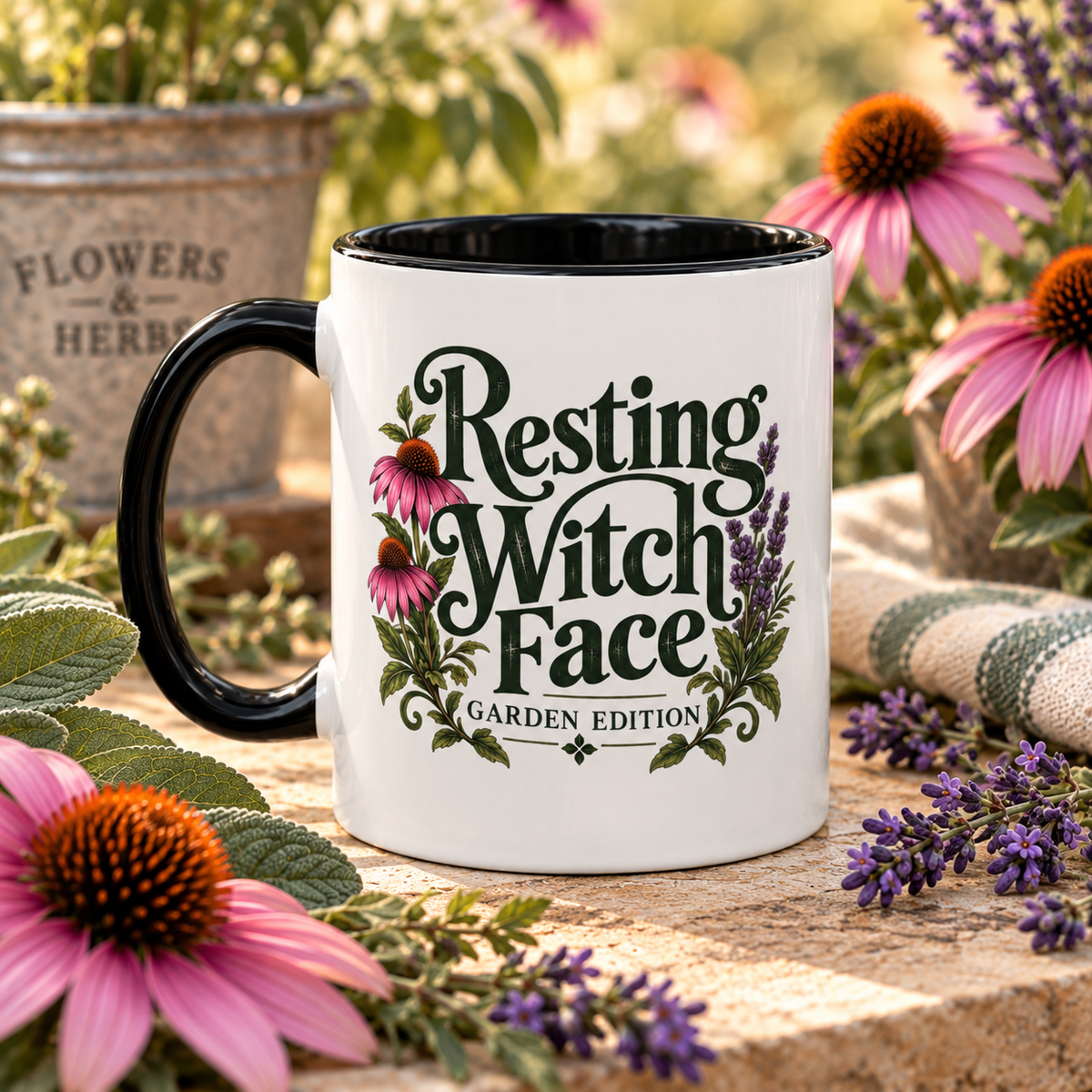 Resting Witch Face Mug