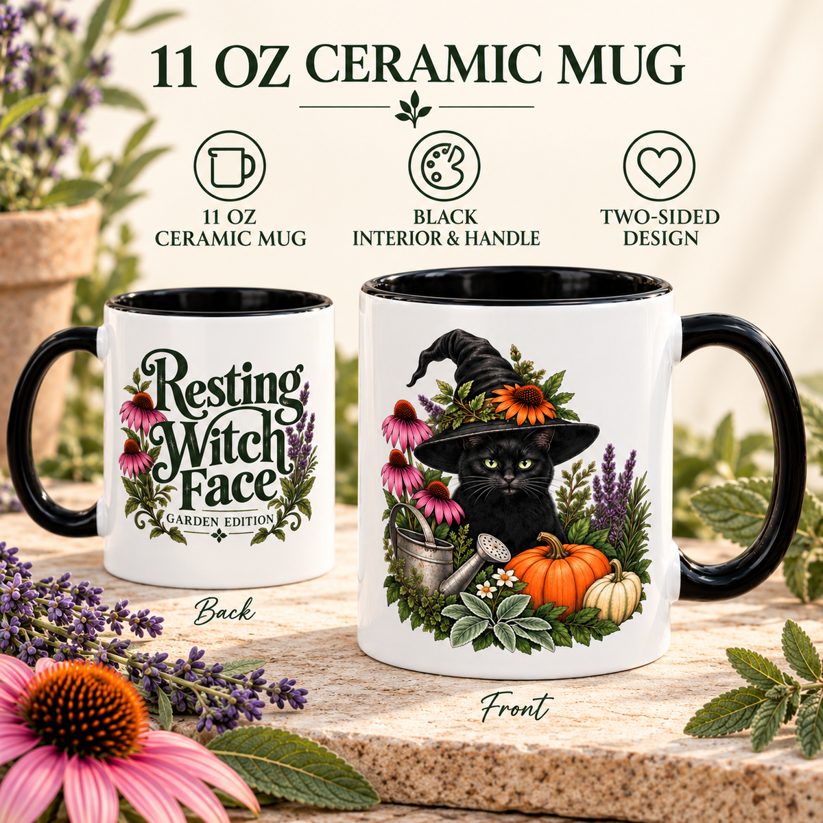 Resting Witch Face Mug