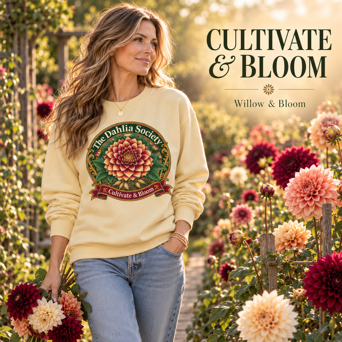 The Dahlia Society Sweatshirt