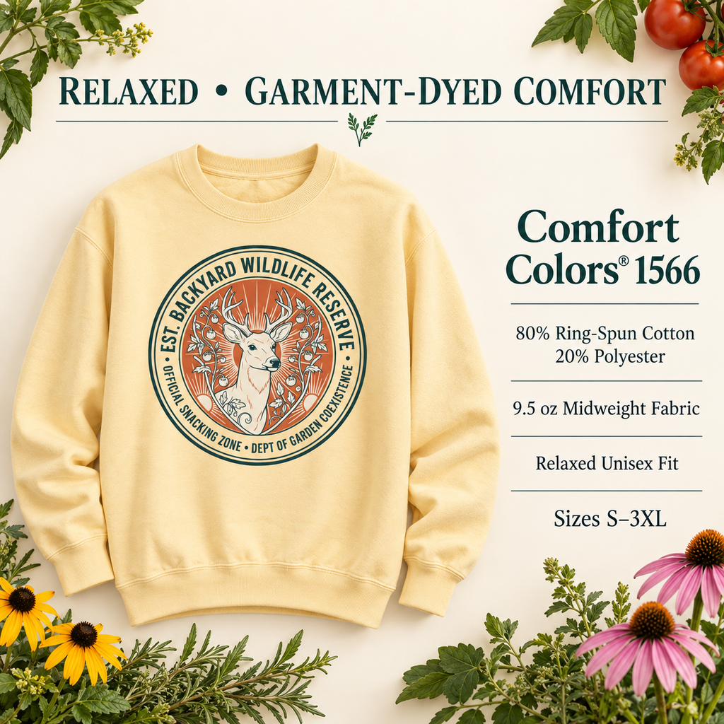 Backyard Wildlife Reserve Sweatshirt