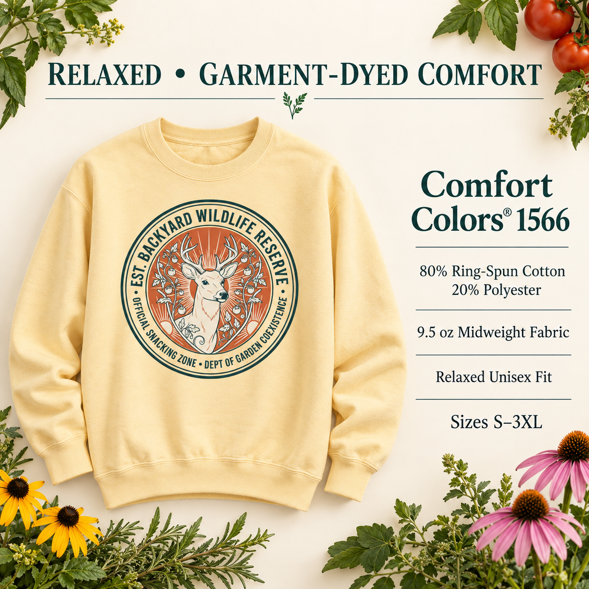 Backyard Wildlife Reserve Sweatshirt