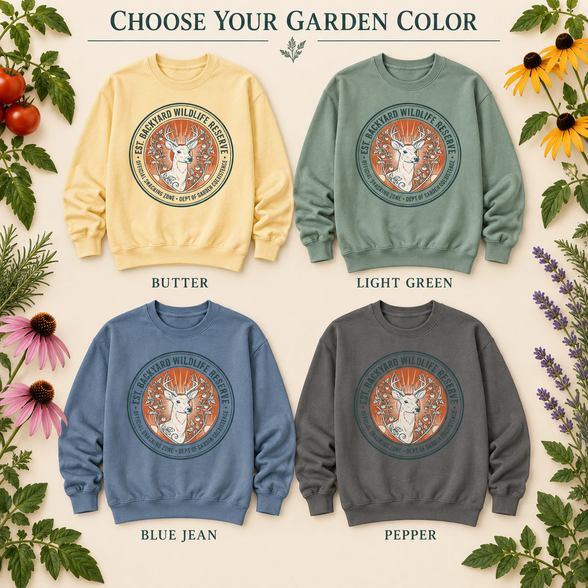 Backyard Wildlife Reserve Sweatshirt