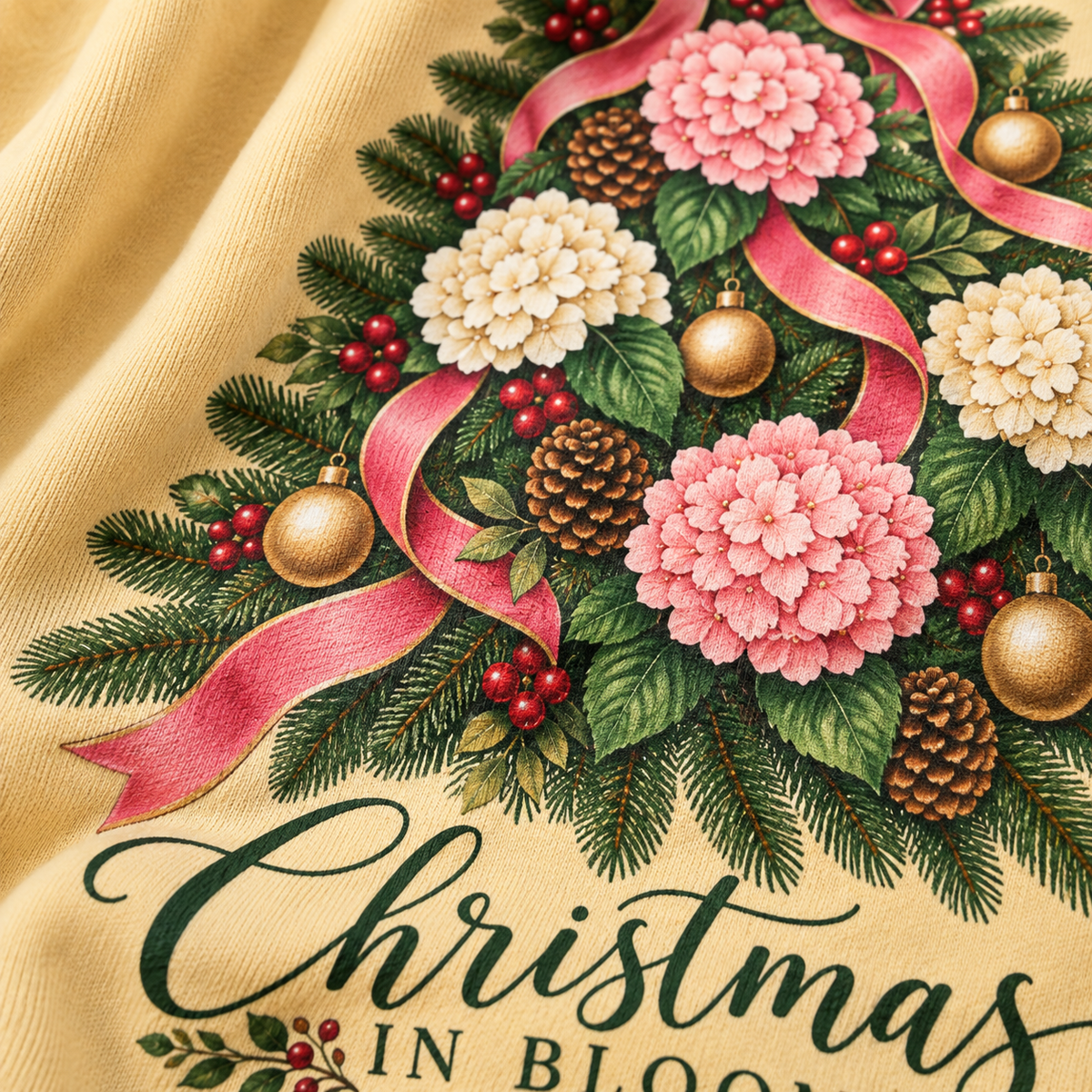 Christmas in Bloom Sweatshirt
