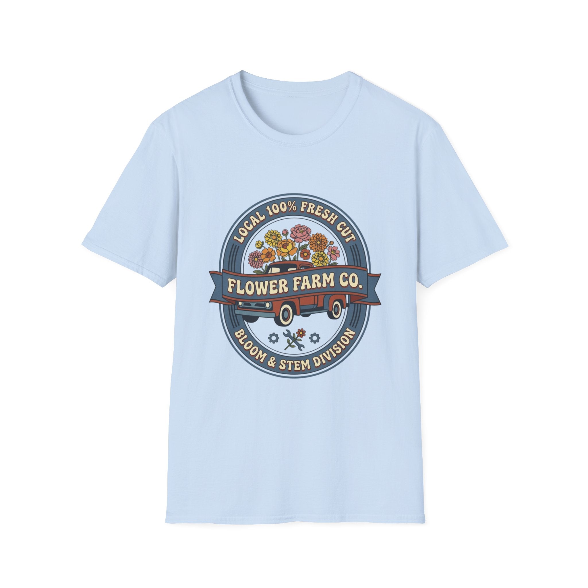 Flower Farm Truck T-Shirt