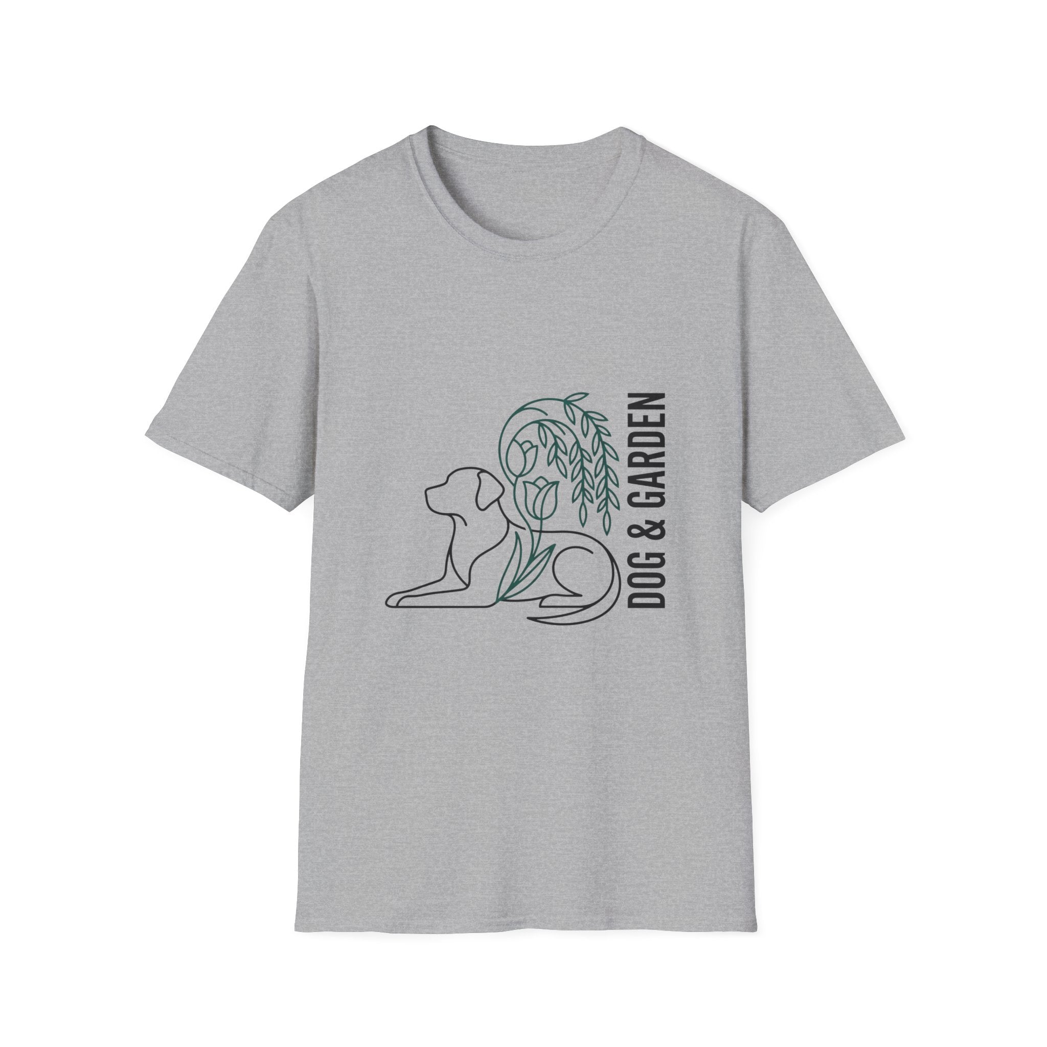 Garden Dog Sketch T-Shirt
