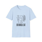 Botanical Cat Sketch T-Shirt