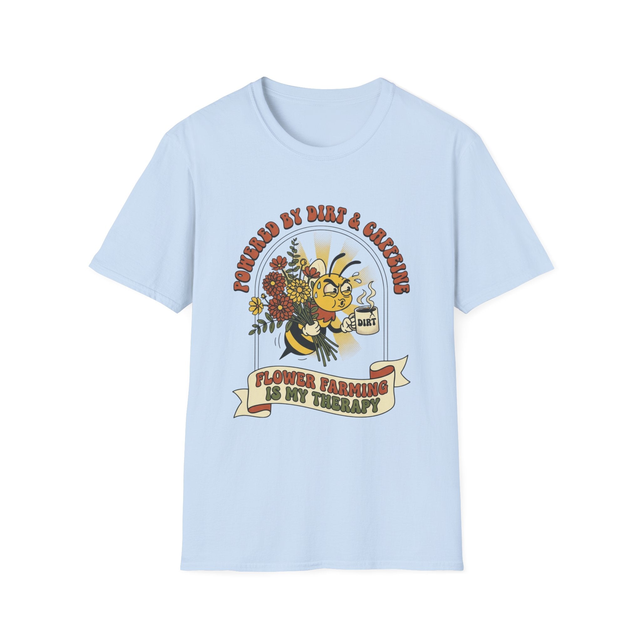 Flower Farm Bee Coffee T-Shirt