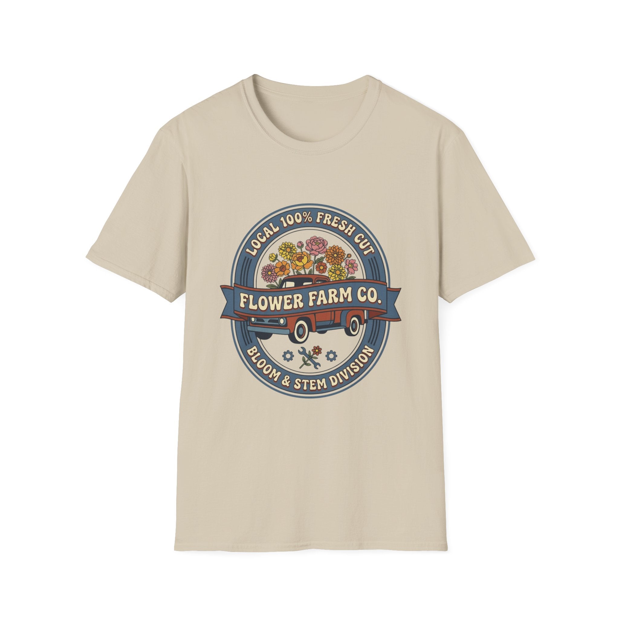 Flower Farm Truck T-Shirt