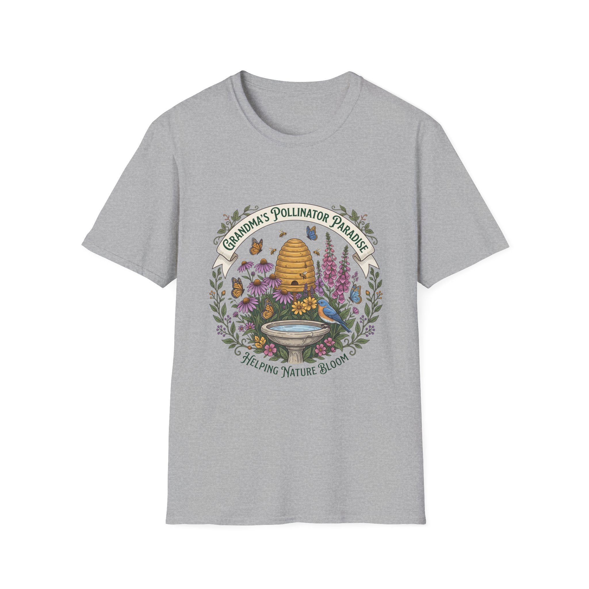Grandma Pollinator Paradise T-Shirt