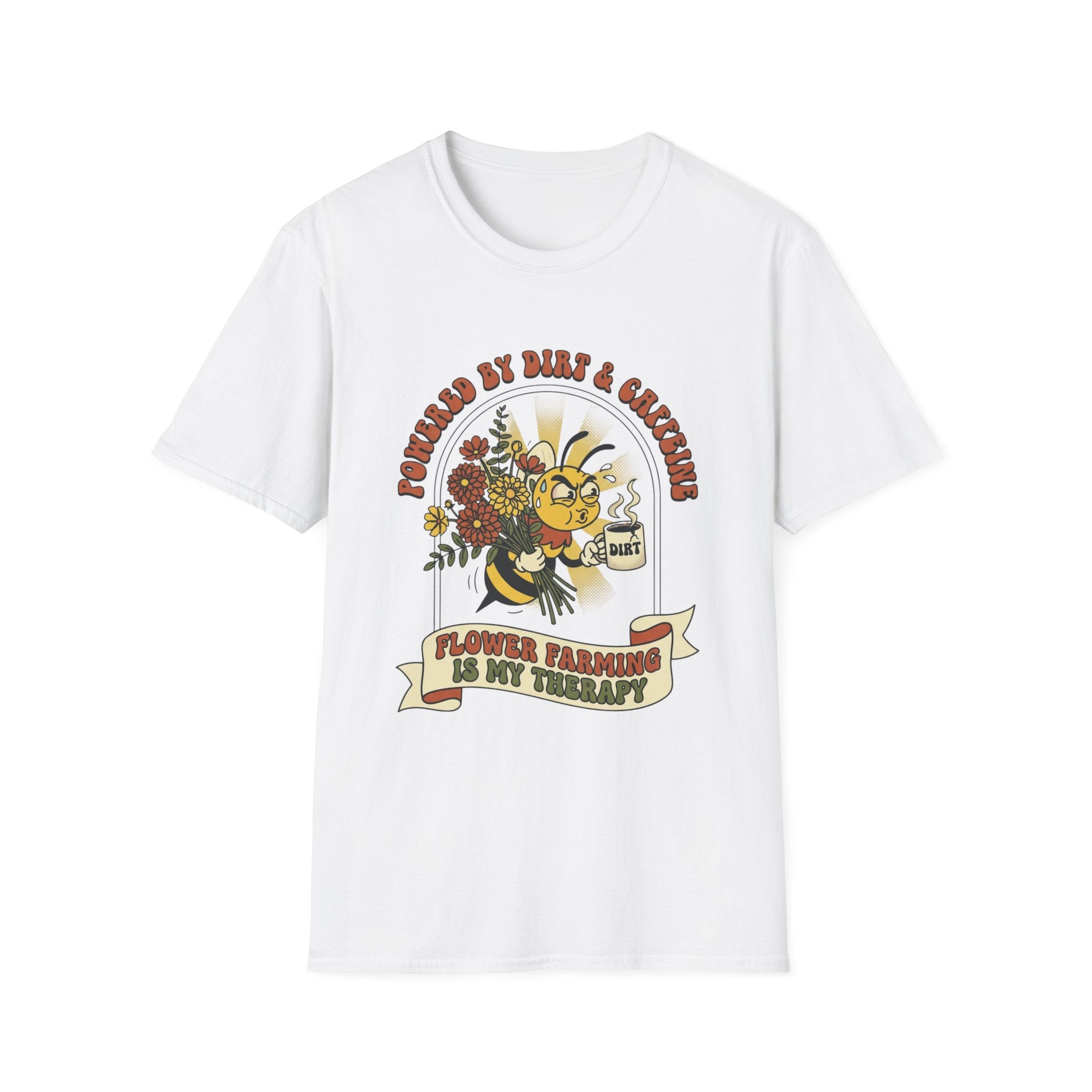 Flower Farm Bee Coffee T-Shirt