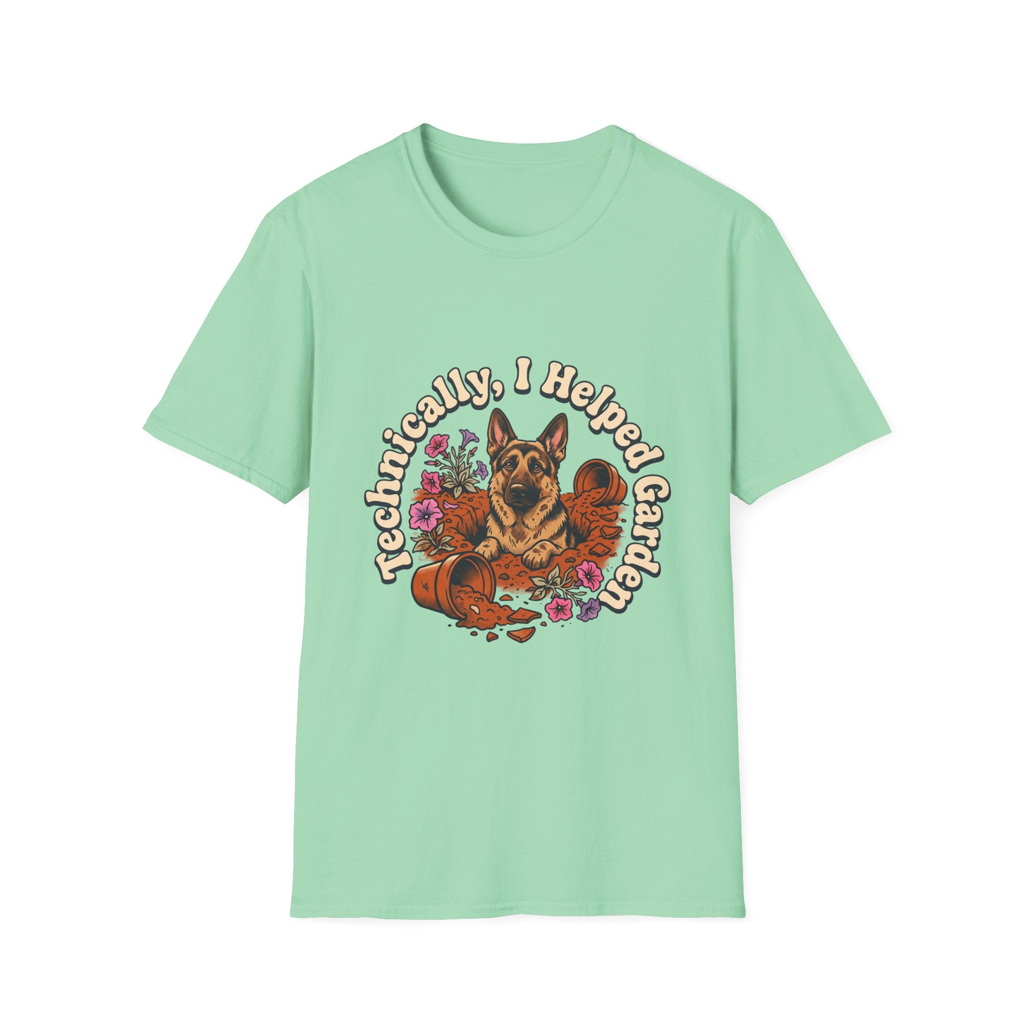 Helped-German Shepherd T-Shirt