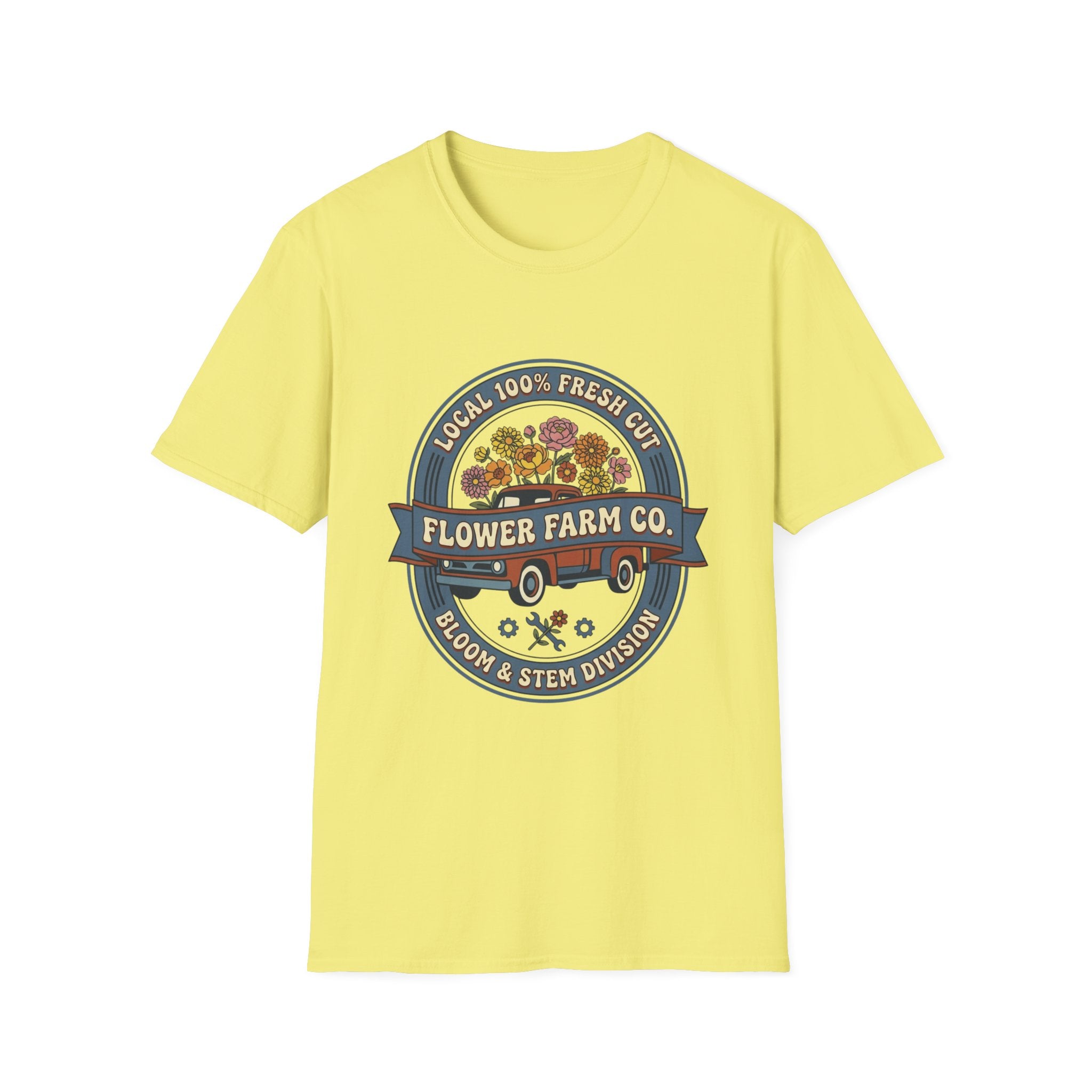 Flower Farm Truck T-Shirt