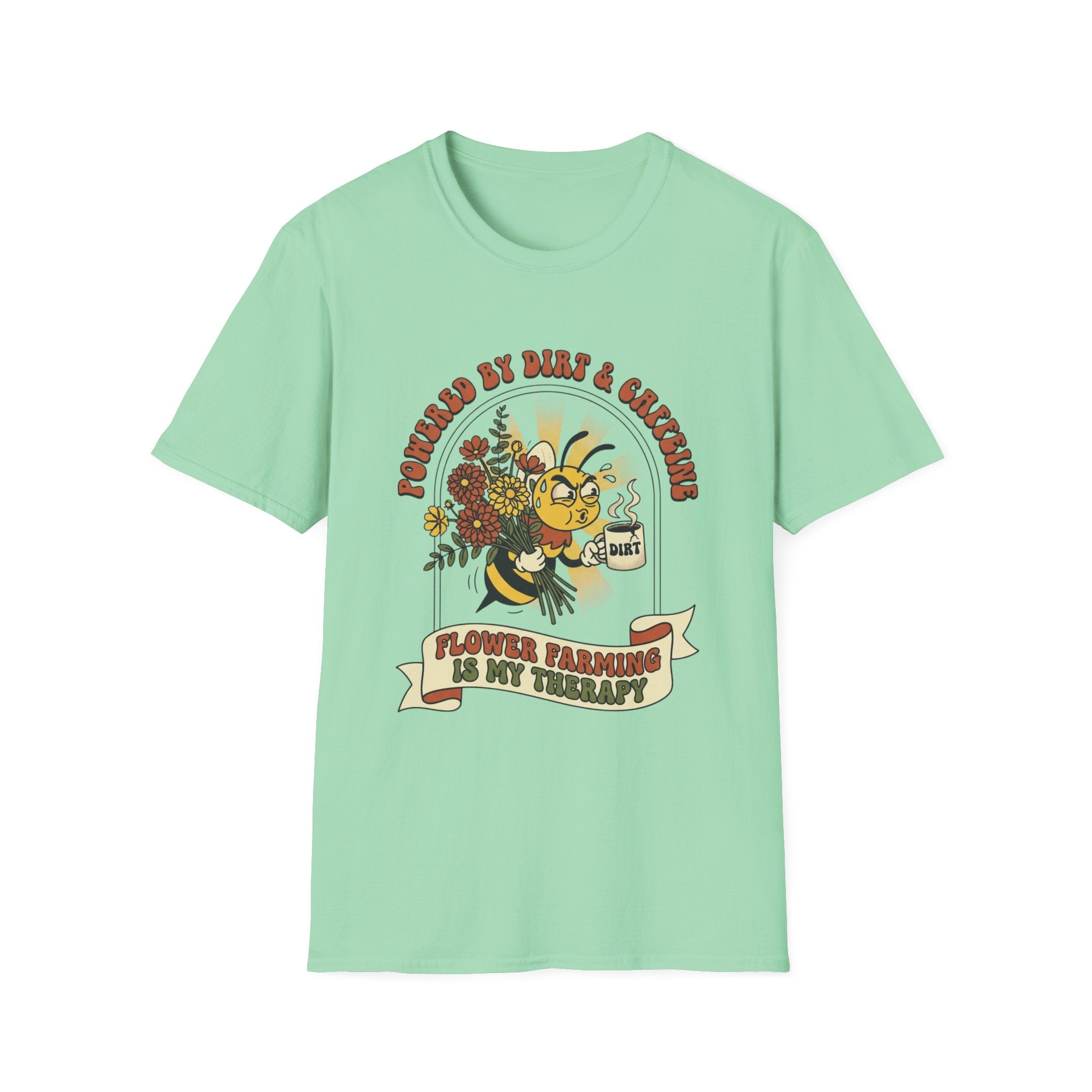 Flower Farm Bee Coffee T-Shirt