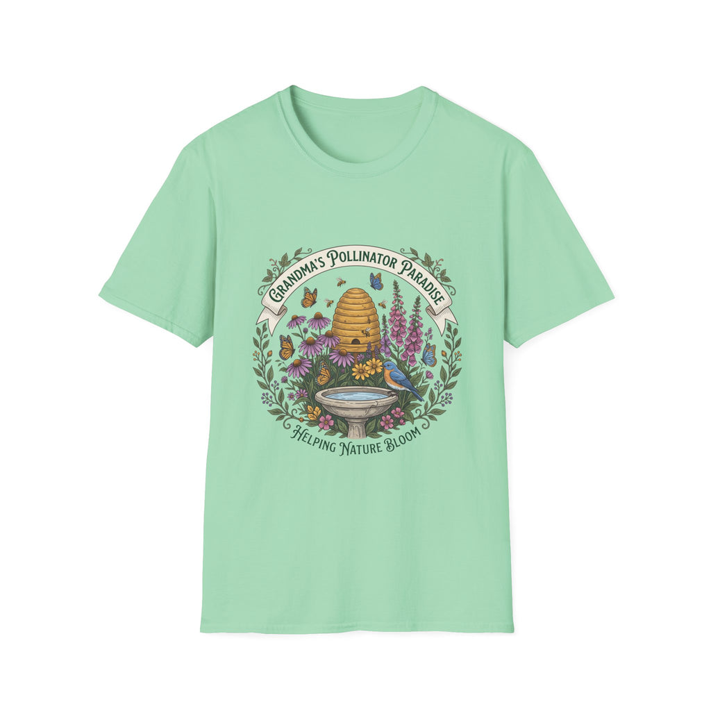 Grandma Pollinator Paradise T-Shirt